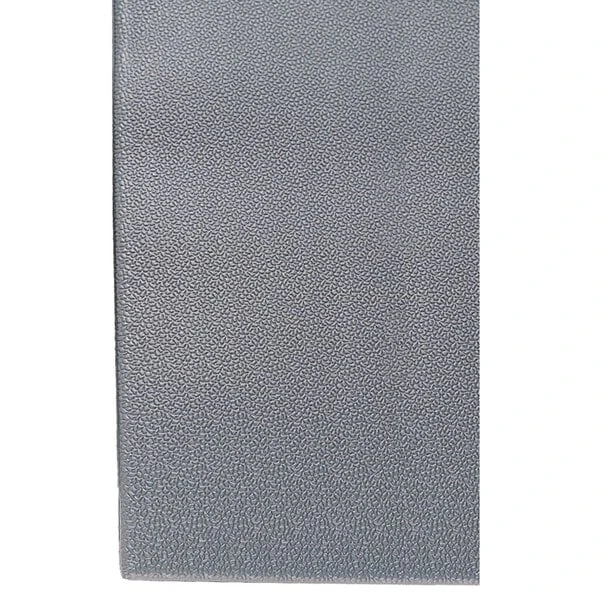 Cactus Mat 1025R-E6P Tredlite 6' Wide Gray Pebbled Vinyl Anti-Fatigue Mat - 3/8" Thick