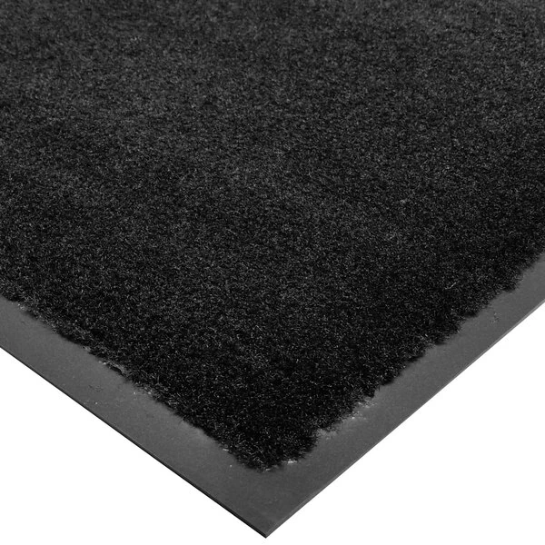 Cactus Mat 1438M-C34 Tuf Plush 3' x 4' Olefin Carpet Entrance Floor Mat - Black