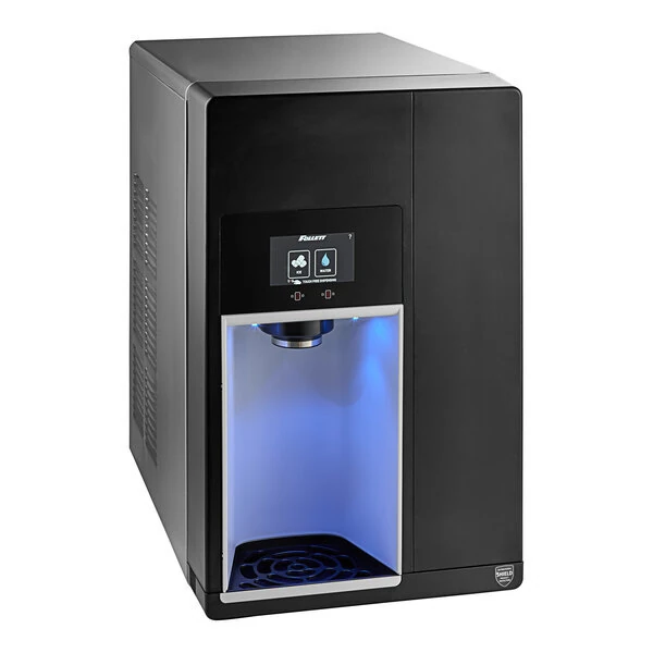 Scratch and Dent Follett 15CI114A-IW-NF-ST-00 Champion 15 Series Air-Cooled Chewblet Countertop Ice Maker and Water Dispenser with 15 lb. Bin - 115V, 100 lb.