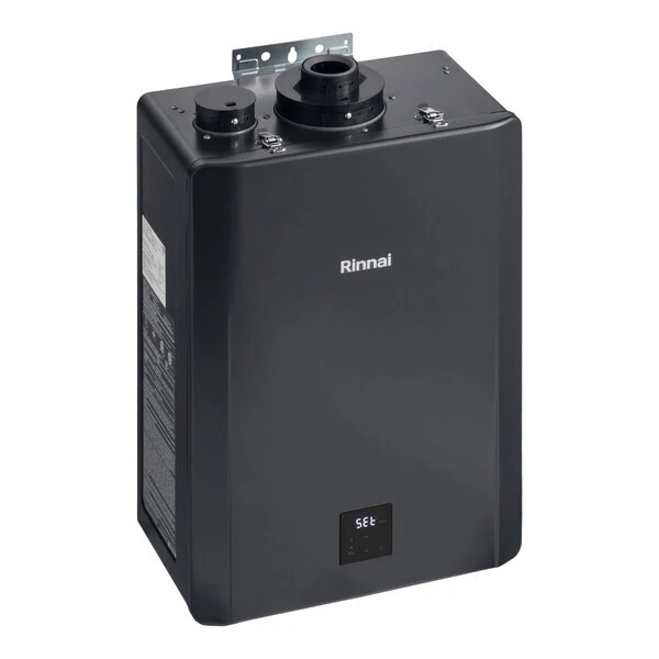 Scratch and Dent Rinnai SENSEI CXP199iN Natural Gas / Liquid Propane Wall-Mounted Indoor / Outdoor Tankless Water Heater - 120V, 199,000 BTU, 11.0 GPM