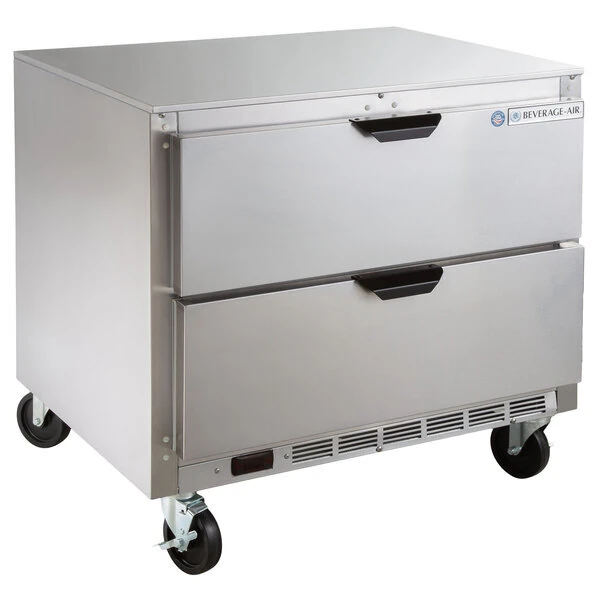 Scratch and Dent Beverage-Air UCRD36AHC-2 36" Undercounter Refrigerator with 2 Drawers
