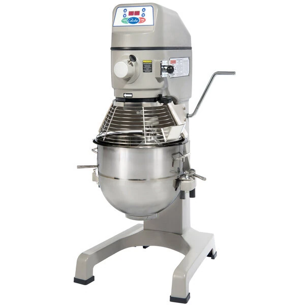 Scratch and Dent Globe SP30 30 Qt. Planetary Floor Mixer with Guard & Standard Accessories - 120V, 1 hp