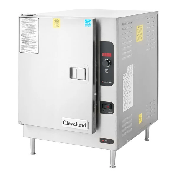 Scratch and Dent Cleveland 22CET6.1 SteamChef 6 Pan Electric Countertop Convection Steamer - 208V, 3 Phase, 12 kW