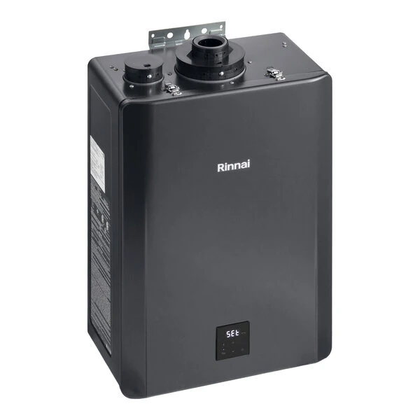 Scratch and Dent Rinnai SENSEI CXP160iN Natural Gas / Liquid Propane Wall-Mounted Indoor / Outdoor Tankless Water Heater - 120V, 160,000 BTU, 9.0 GPM