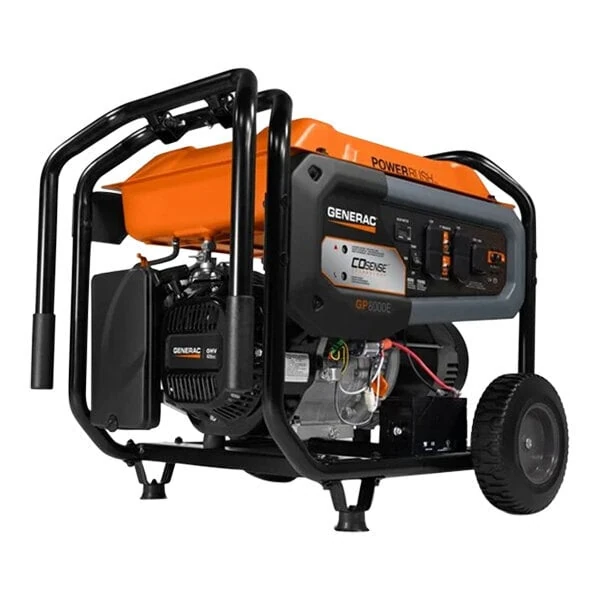 Scratch and Dent Generac GP8000E Electric Start Portable Generator 7715 - 8,000 / 10,000W, 120/240V