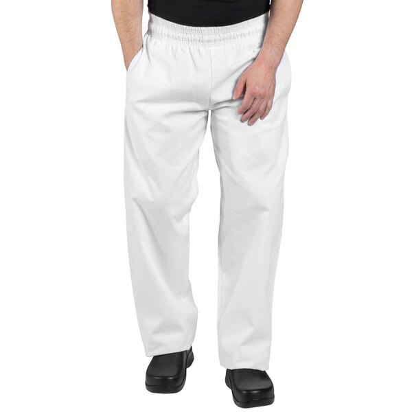Uncommon Chef 4000 Unisex White Customizable Classic Chef Pants - 4XL