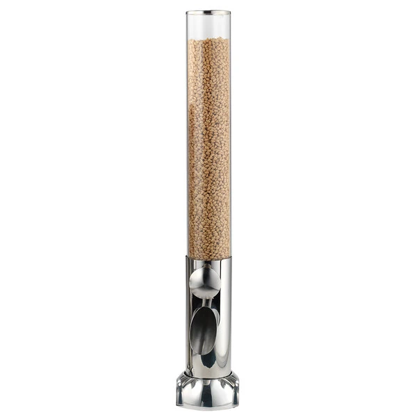 Frilich ETO350E100 3.41 Liter Single Canister Acrylic Rotary Dry Food Dispenser