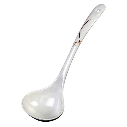 Thunder Group 7006BO Longevity Bamboo 2.5 oz. Melamine Soup Ladle - 24/Pack