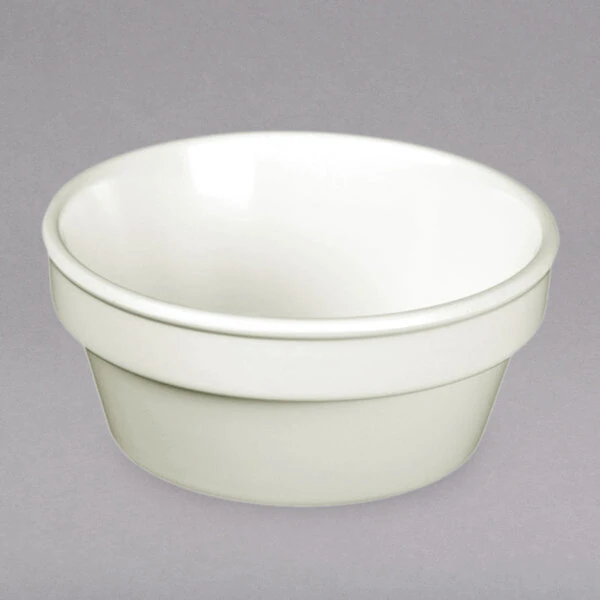 Thunder Group NS502W Nustone Melamine Sauce Cup / Ramekin 2.5 oz. - 12/Pack