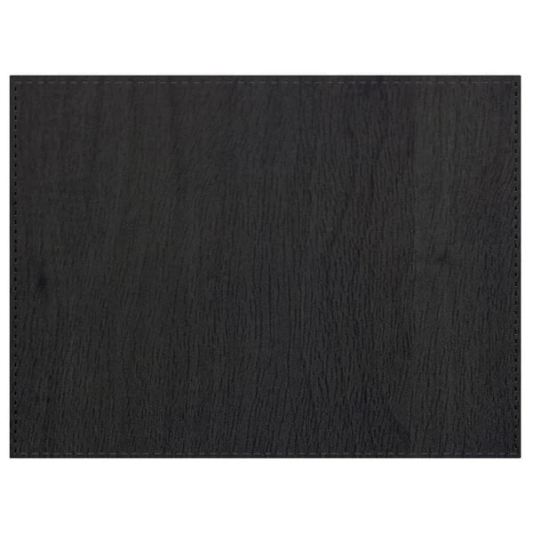 H. Risch, Inc. PLACEMATDX-SHERWOODSHADOW Sherwood 16" x 12" Customizable Shadow Premium Sewn Faux Wood Rectangle Placemat
