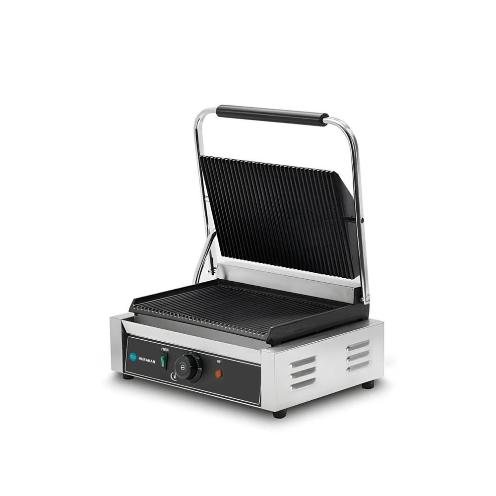 KitchenCore Series, Contact Grill, Electric, 1 Heating Zone, Ribbed Plate