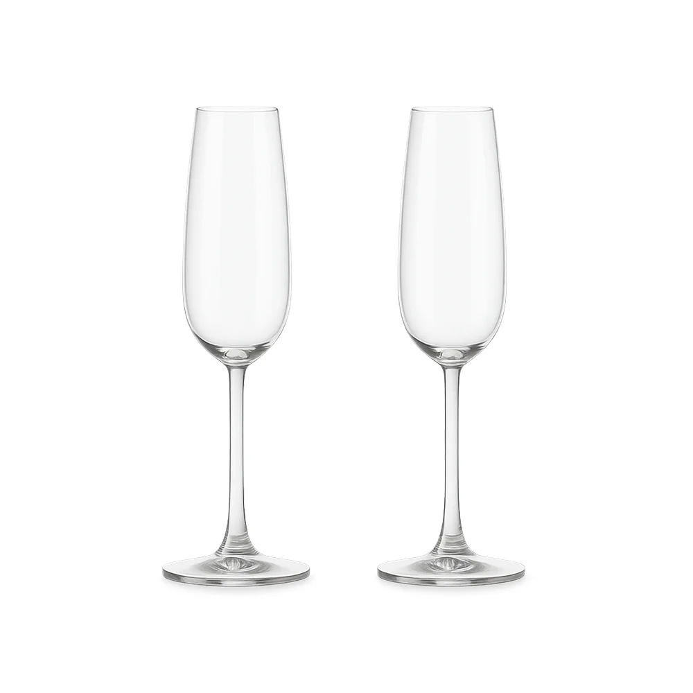 Ocean, Champagne Flute, 210 ml Capacity, Glass, Pack of 2