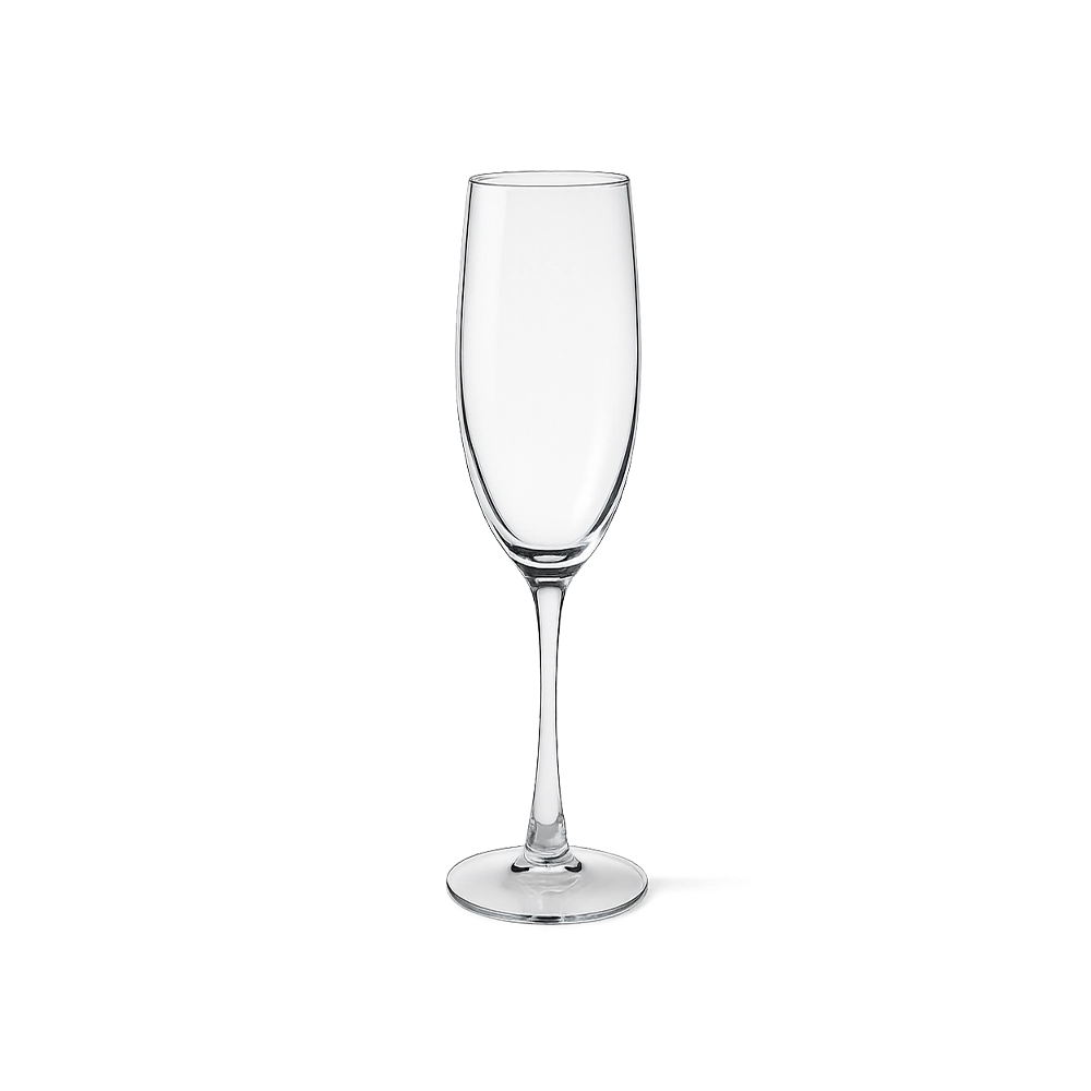 Ocean, Flute Champagne Glass, 185 ml Capacity, Pack of 6