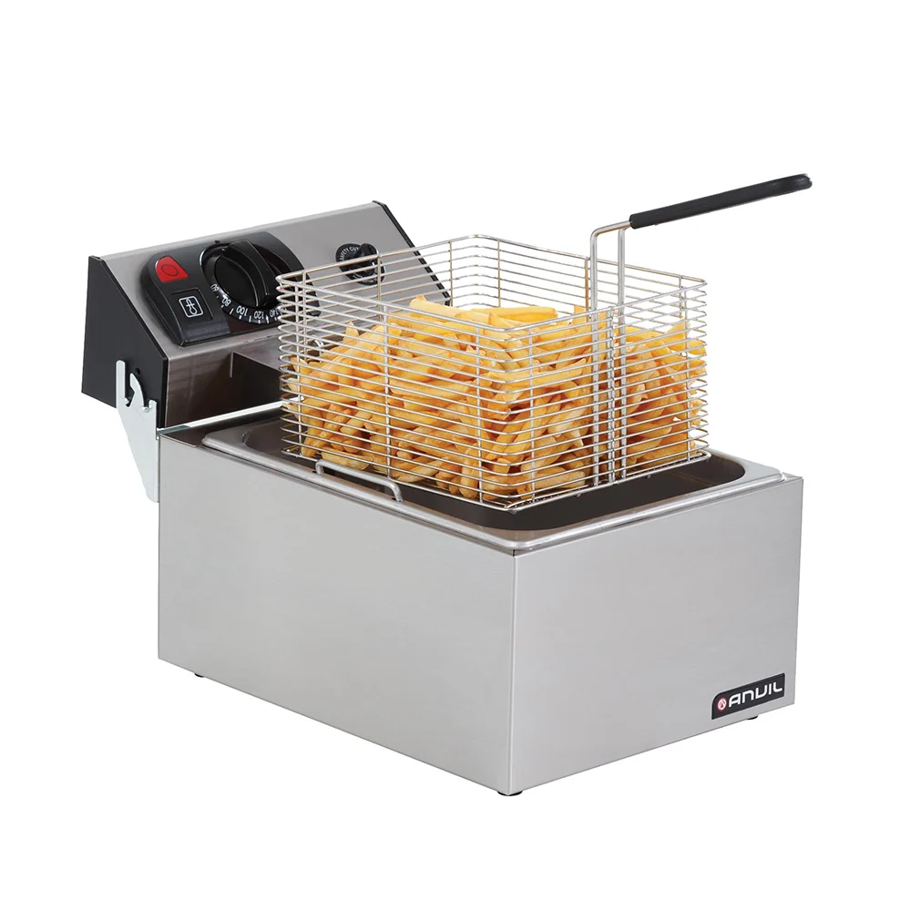 Anvil, Electric Fryer, 5 L, 1 Basket, 2.5 kW, 230V