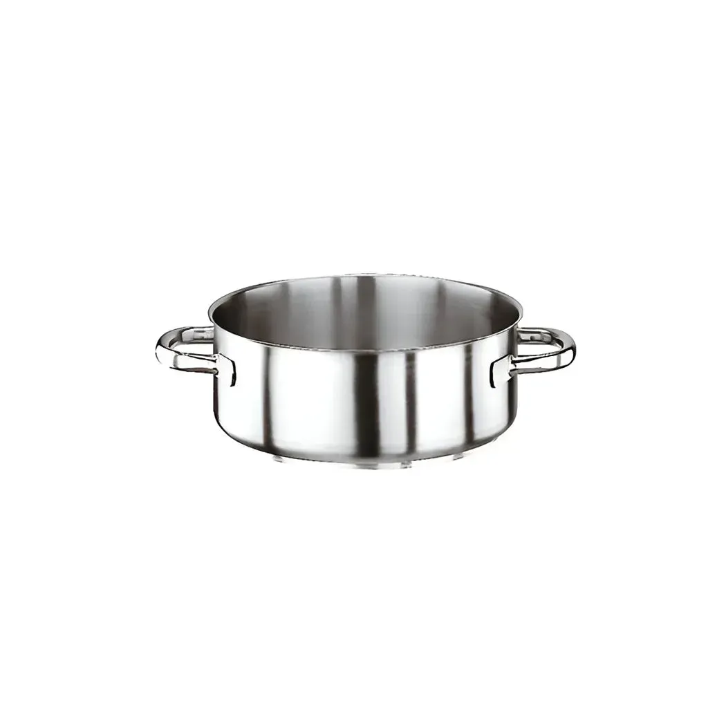 Paderno, Cast Iron Cookware, Low Casserole Pot, 13 L Capacity