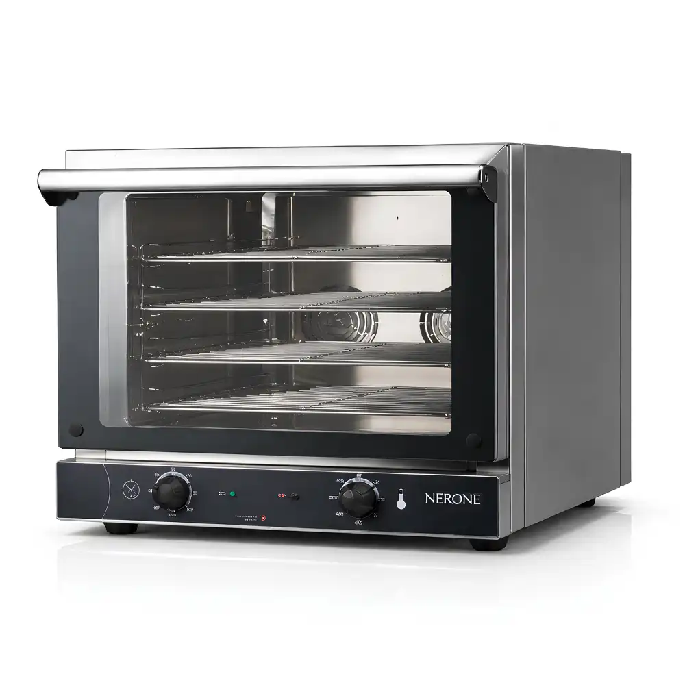 Tecnodom, Convection Oven, 4 Trays, 3.35 kW, Electric, Silver
