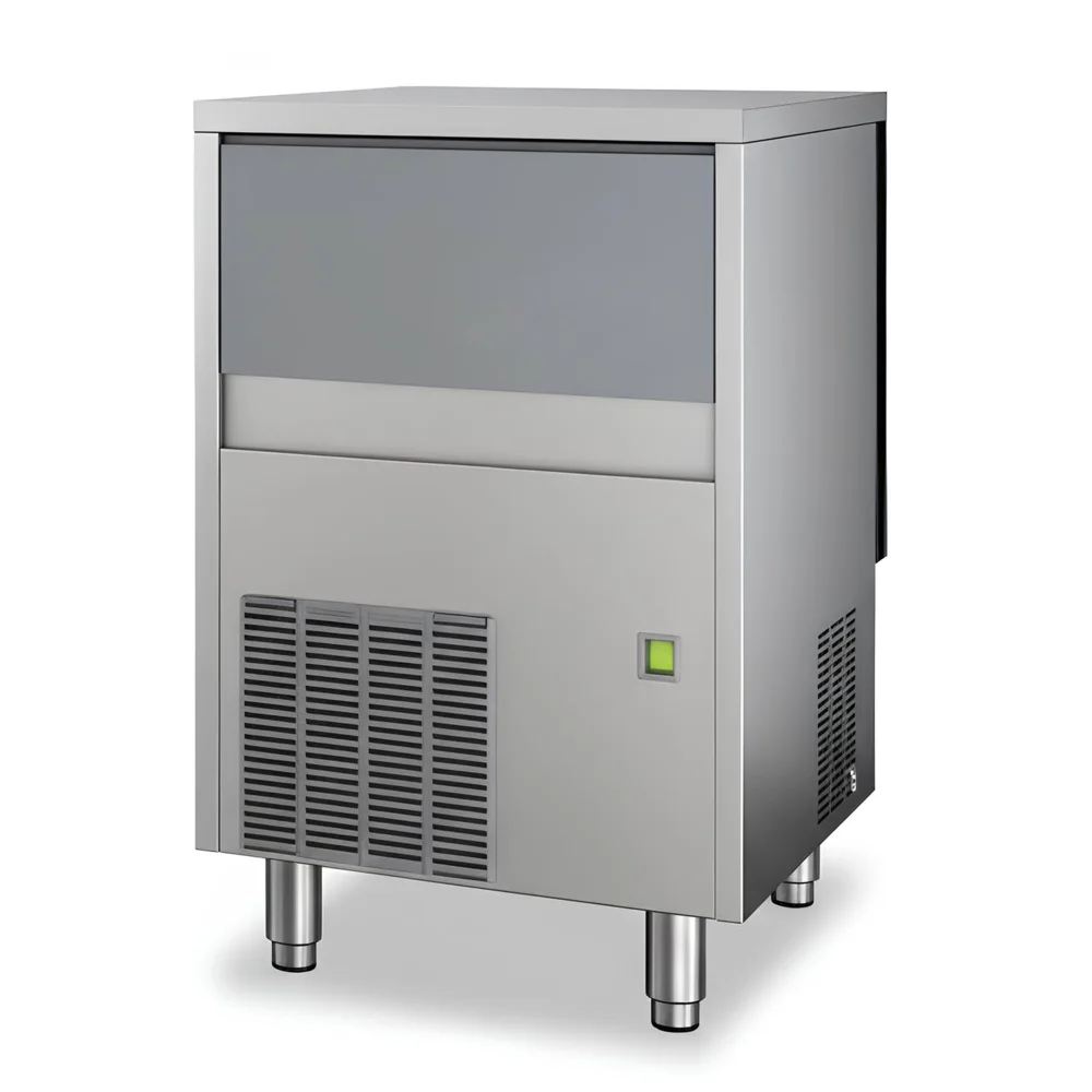 NTF, Cube Ice Maker, 37 kg Output, 16 kg Bin,  Stainless Steel, Silver, 370 W