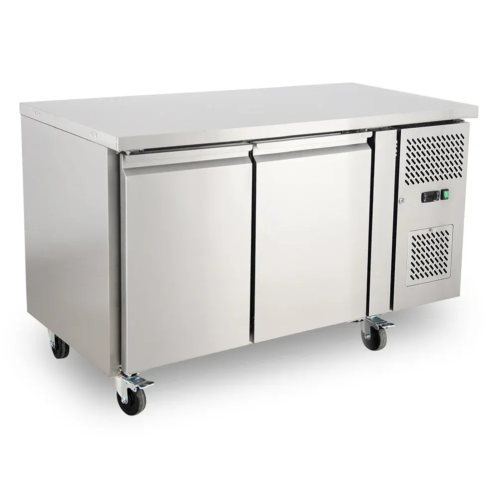 Medal Worktop Freezer SS304 - 314L, 2-Door, -18°C, 5-Yr Warranty