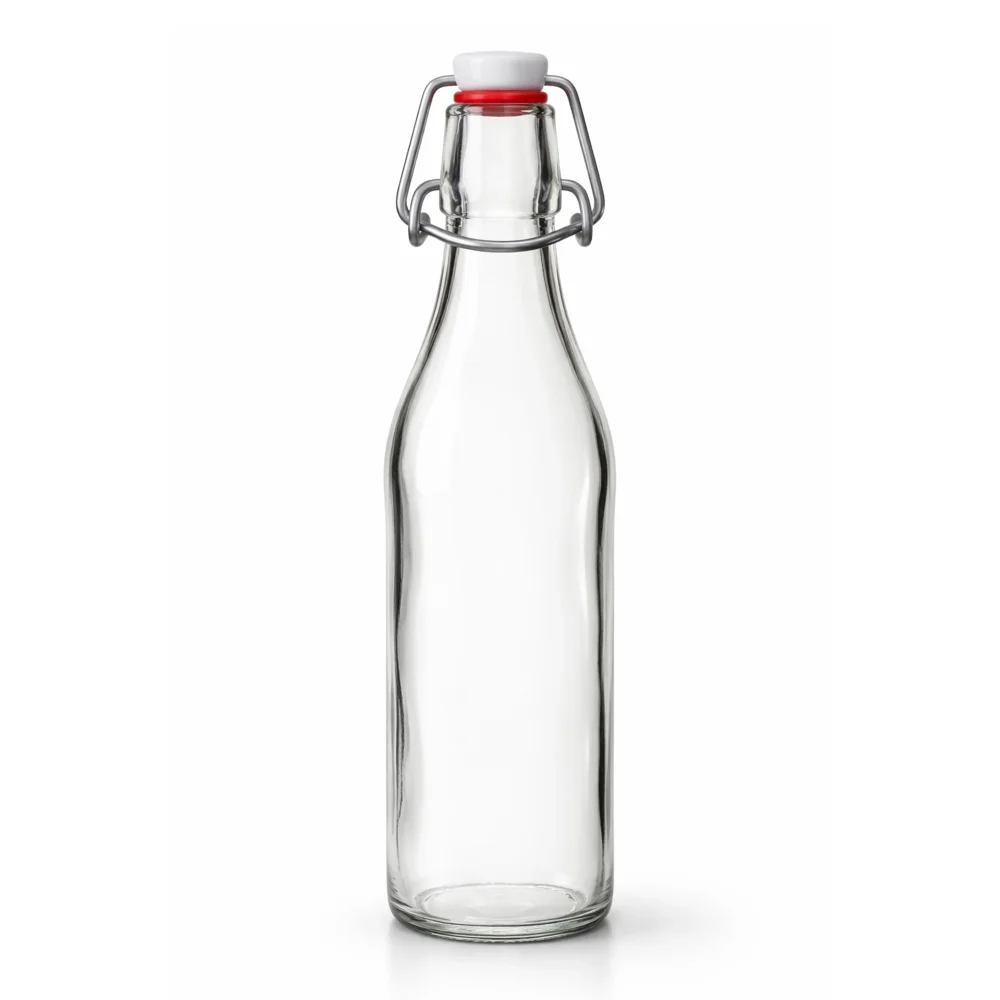 Wundermaxx, Generic, Glass Bottle, 750 ml Capacity, Leak Proof, Silicone Lid, Dishwasher Safe