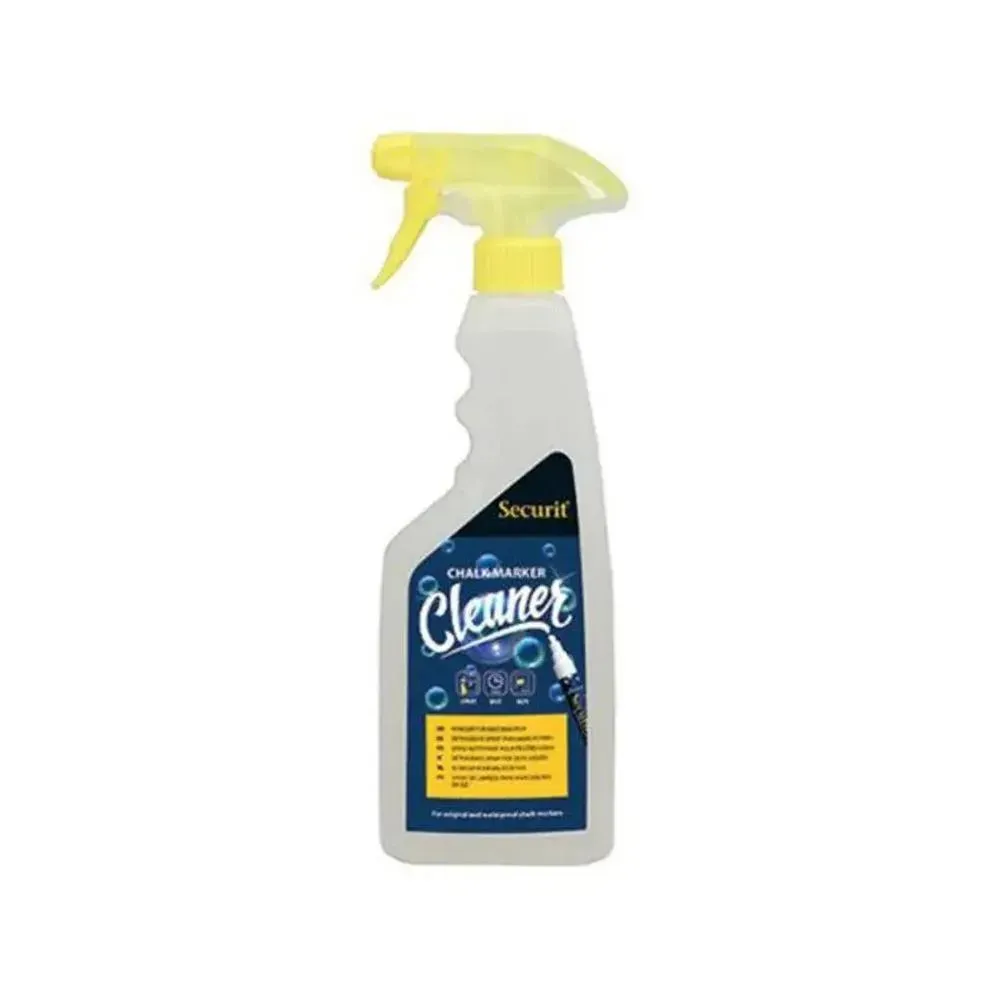 Securit, Liquid Chalkmarker Cleaning Spray, 500 ml Capacity
