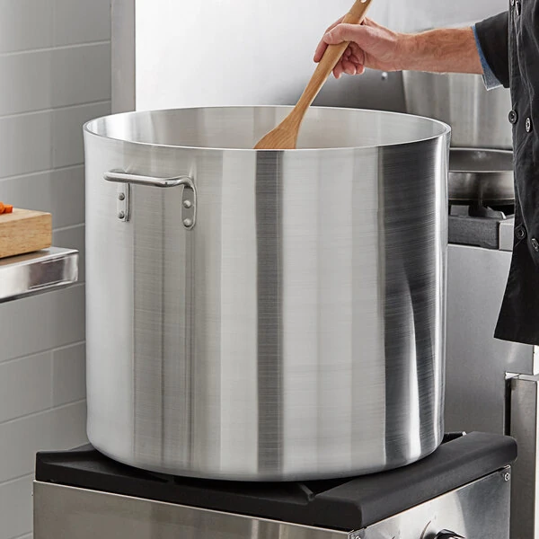 Choice 100 Qt. Heavy Weight Aluminum Stock Pot
