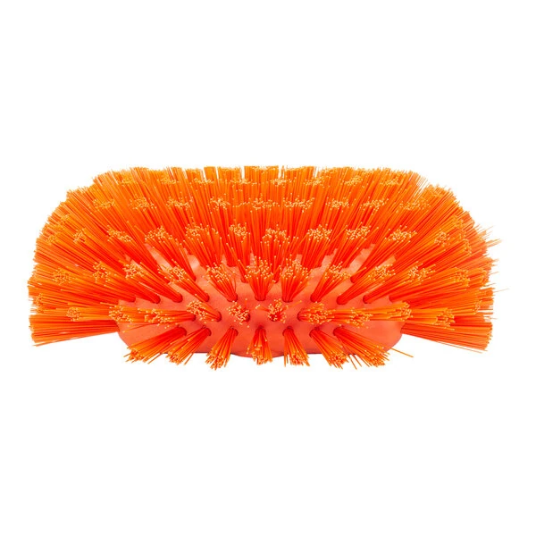 Carlisle Sparta 40043EC24 9 1/2" Orange Tank & Kettle Brush with Polyester Bristles