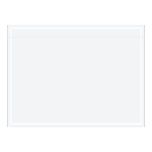 Lavex 3" x 4" 2 Mil Clear Polyethylene Packing List Envelope - 1,000/Case