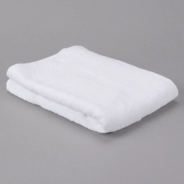 Oxford Gold Cam 20" x 30" Cotton/Poly Bathmat with 100% Cotton Loops and Cam Border 7 lb. - 60/Case