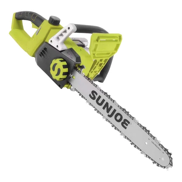 Sun Joe IONMAX 16" Cordless Chainsaw with (2) 2.0 Ah Batteries and Charger 24V-X2-CS16 - 48V