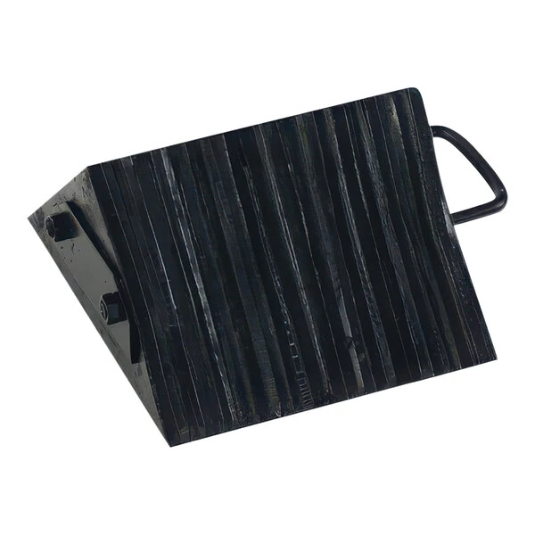 Vestil 11" x 12" x 5 1/2" Laminated Rubber Wheel Chock LWC-14
