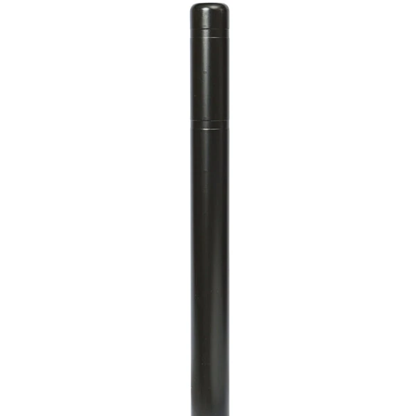 Innoplast BollardGard 4 11/16" x 52" Black Bollard Cover BC452BKN