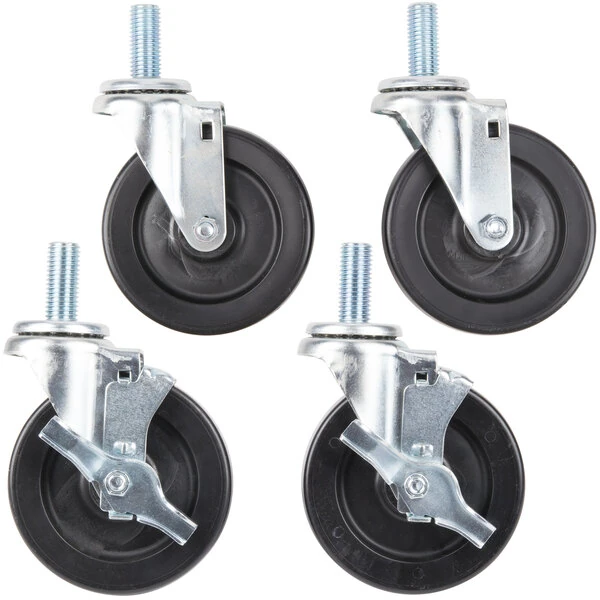 5 inch Stem Casters for SunFire X24, X36, X60 - 4/Set