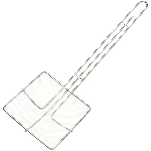American Metalcraft 7" Square Fine Mesh French Fry Skimmer SKS714