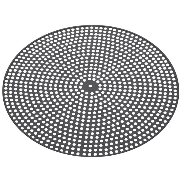 American Metalcraft HCAD14 14" Mega Perforated Pizza Disk - Hard Coat Anodized Aluminum