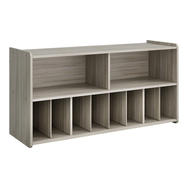 Tot Mate TM2336A.S3322 Shadow Elm Laminate Diaper Wall Storage - 45 7/8" x 14 3/4" x 23 1/8"