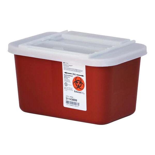 Medique 10454G 1 Gallon Plastic Sharps Container