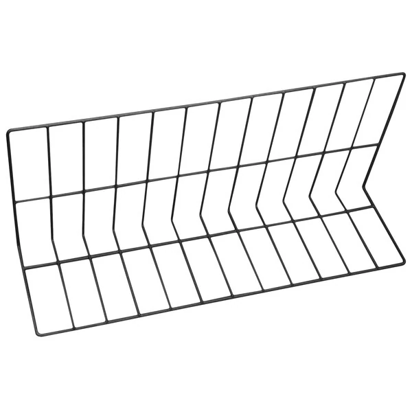 Elite Global Solutions W81228-B 28" x 8" x 12" Black Vinyl Coated Wire Divider