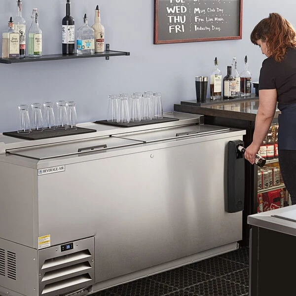 Beverage-Air DW64HC-S 65" Stainless Steel Deep Well Bottle Cooler