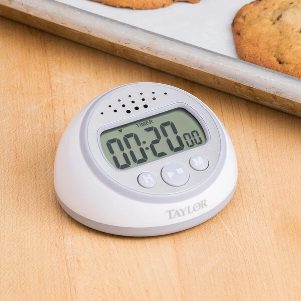 Taylor 5873 Extra Loud Digital 24 Hour Kitchen Timer with Clock