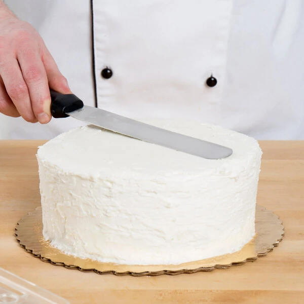 Ateco 1308 8" Blade Straight Baking / Icing Spatula with Plastic Handle