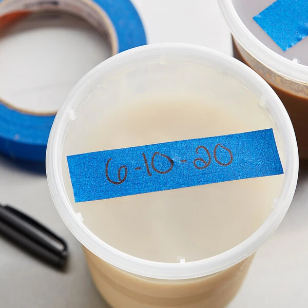Shurtape CP 631 0.9" x 60 Yards Blue General Masking Tape - 36/Case
