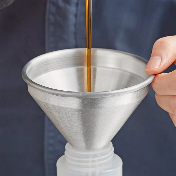American Metalcraft 8 oz. 3 7/8" Aluminum Funnel 363