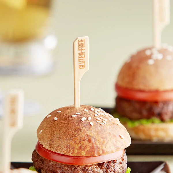 TableCraft BAMP35G Gluten-Free Pick / Food Marker - 100/Pack