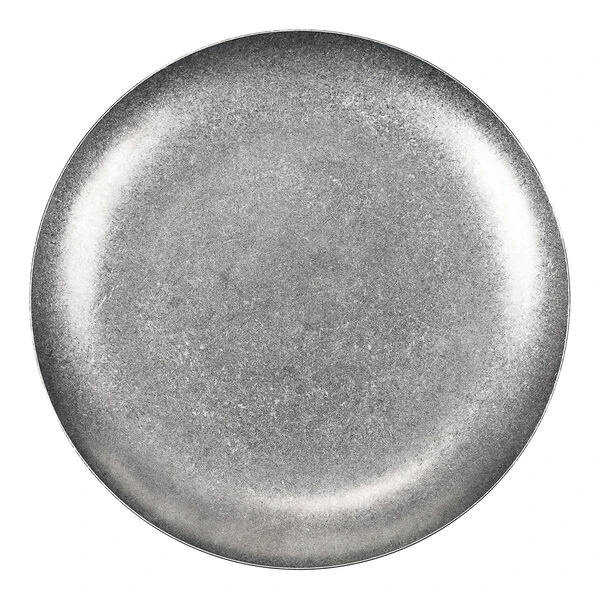 10 Strawberry Street Moab 10 1/4" Round Stainless Steel Coupe Plate - 48/Case