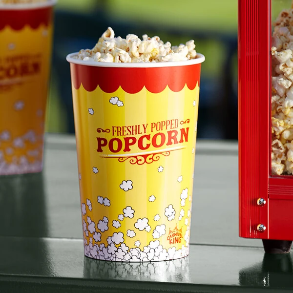 Carnival King 64 oz. Popcorn Bucket - 360/Case