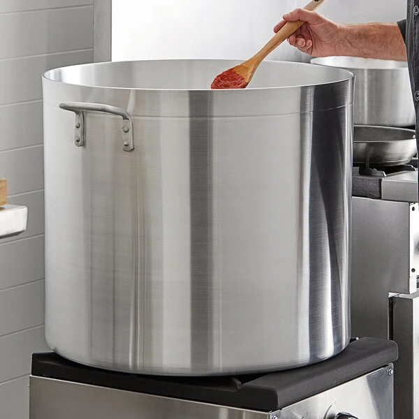 Choice 140 Qt. Heavy Weight Aluminum Stock Pot