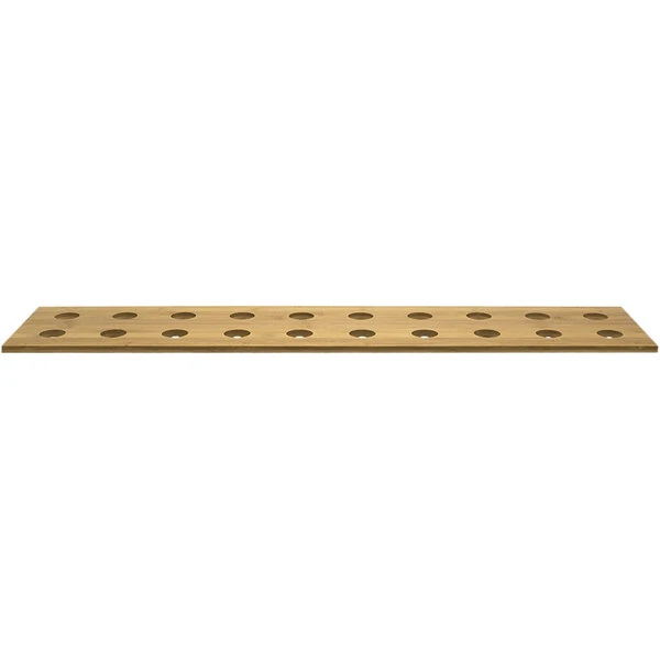 Front of the House Bamboo 36" x 8" x 1/2" Display for 20 Cones BHO076BBB20 - 2/Case