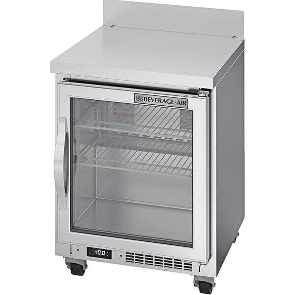 Beverage-Air WTF20HC-23-25 20" Low Profile Worktop Freezer with Glass Door