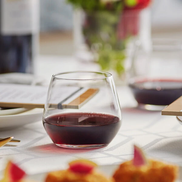 Acopa Radiance 12 oz. Stemless Wine Glass - Sample