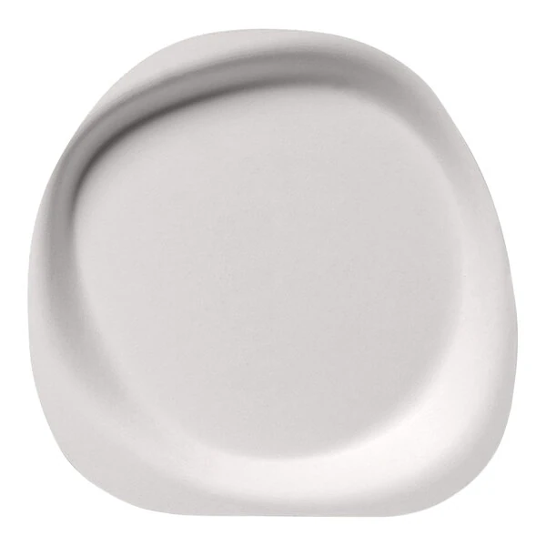 Jungle Stone 7" No PFAS Added Compostable Sugarcane Pulp Plate - 100/Sample